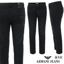 알** 빅 엠보 블랙슬림 일자진 융 기모 원단