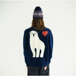 휴* 메이드 북극곰 니트