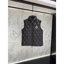 루* 7303 다이아몬드 립스탑 퍼퍼 질레 베스트 구스다운 패딩조끼