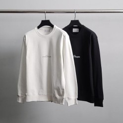 메* 마르지엘라 로고레터링 코튼 맨투맨