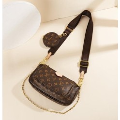 루* 고급 멀티포쉐트 악세수아 브라운