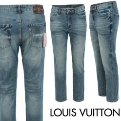 루* 모노 패턴 레터링 슬림 일자진