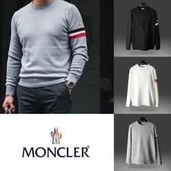 왼삼선 라운드 니트