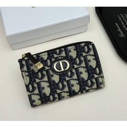 디* 몽테인 30 유주 열쇠케이스 파우치 오블리크 네이비