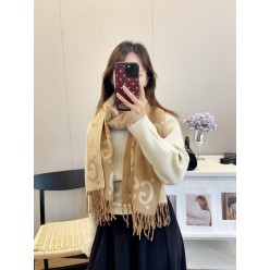 구* GG 자카드 프린지 울 머플러