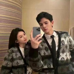 루* 모헤어 가디건