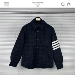 톰* 수입고급 사선완장 다운 자켓 진네이비