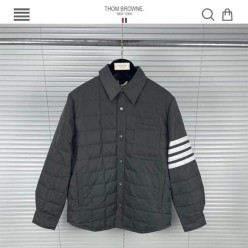 톰* 수입고급 사선완장 다운 자켓 진그레이