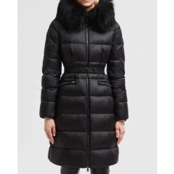 Boedic black fur Down Jacket 보에딕 블랙퍼 구스다운 신상 여성용