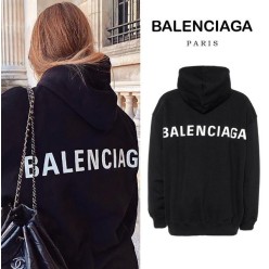 발**** 백로고 네임 커플 후드티셔츠  기모