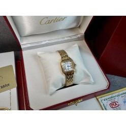 까*** 팬더 드 워치 22mm 스몰 다이아 옐로우골드