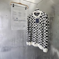 루* 모노그램 모헤어 가디건