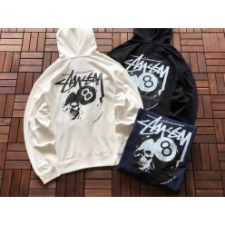 스** 해골 스컬 8 에이트볼 후드티