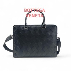 보** 멀티플패턴 위빙 브리프케이스 토트백 겸 크로스백 (블랙)