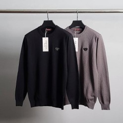 프** 로고와펜 캐시미어 니트