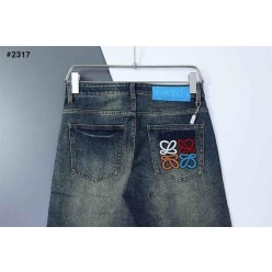 로** 레인보우 로고 데님진