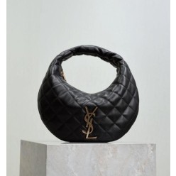 보** 퀼팅 나파 소재 ICARINO 미니백 BLACK 풀박스