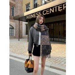 로** 아나그램 체크보드 울캐시 머플러수입최고급