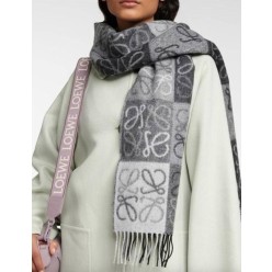 로** 아나그램 체크보드 울캐시 머플러수입최고급