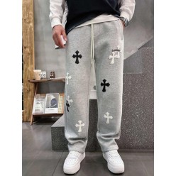 크* 크로스 로고 팬츠