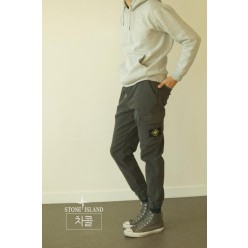 스* 기모슬랍 카고팬츠