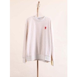 아* 스몰 하트 로고 클래식 코튼 맨투맨 티셔츠