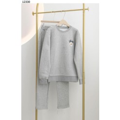 스** 데이지 프린팅 맨투맨 팬츠 기모 세트