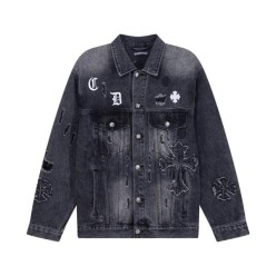 크* M1193 시그니처 데님 자켓