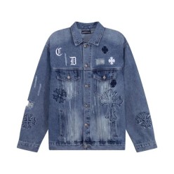 크* M1192 시그니처 데님 자켓