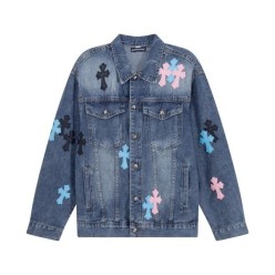 크* M1191 멀티 크로스 데님 자켓