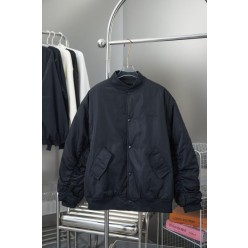 발**** M1159 루프 스포츠 아이콘 셔링 봄버 자켓