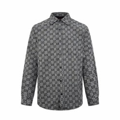 구* M1105 GG 깅엄 코튼 자카드 셔츠