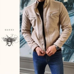 구* 앞지퍼 스웨이드 자켓