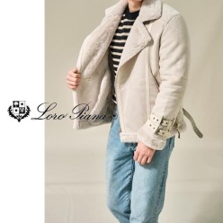 로* 피아나 더블카라 시그니처 무스탕