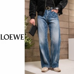 로** 데미지 청바지