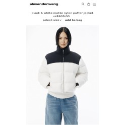 알***왕 크롭 푸퍼 다운 자켓