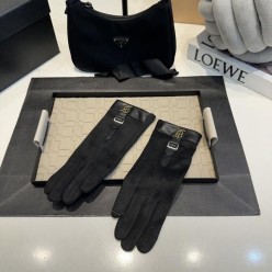 버** B 포인트 핸드 스웨이드 장갑