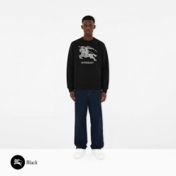 버** 체인 기마 자수 맨투맨