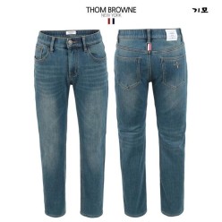 톰* 융기모 연청 히든밴딩 슬림팬츠