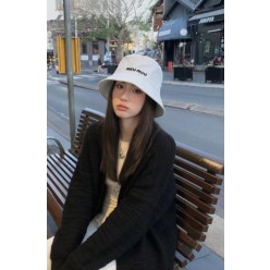 미*** 로고 자수 버킷햇 수입