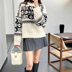 셀** 페어 아일 크루넥 스웨터 (여성)