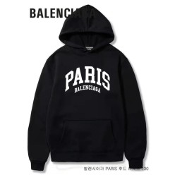 발**** PARIS 후드 기모티셔츠 130
