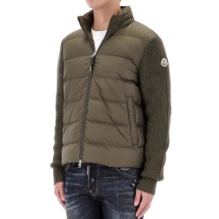 트라코 니트 구스다운패딩