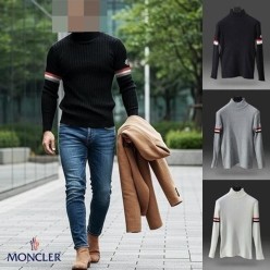 골지 삼선 반목 니트