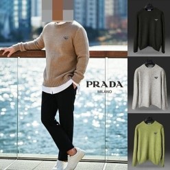 프** 램스울 라운드 니트