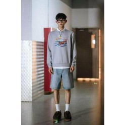 루* 피싱보트자수 맨투맨