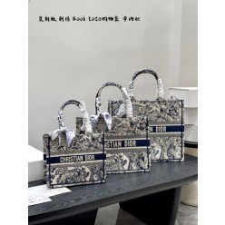 디* 3D자수 트왈 드 주이 북 토트백 ( 중36cm 소26cm )