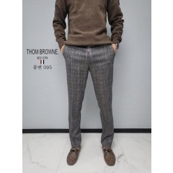 톰* 그레이체크 슬랙스 팬츠