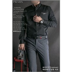 프** 히든체크 포켓 셔츠