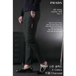 프** 패치 스판 슬랙스